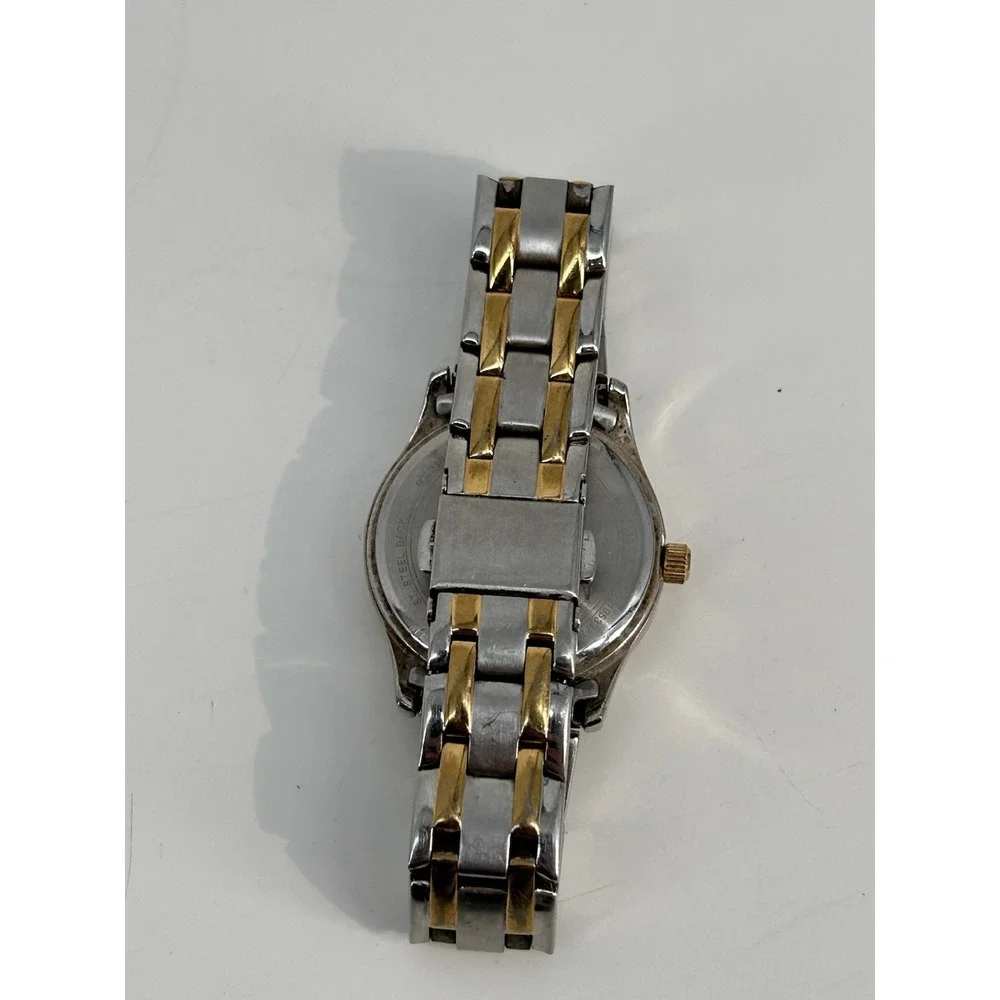 Bulova Two-Tone Silver and Gold Women's Watch